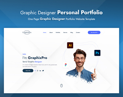 GraphixPro – Graphic Designer Professional Portfolio Template bootstrap css3 design designer portfolio template designer template designtocodes graphic designer graphixpro one page one page portfolio personal portfolio portfolio template professional portfolio professional portfolio template