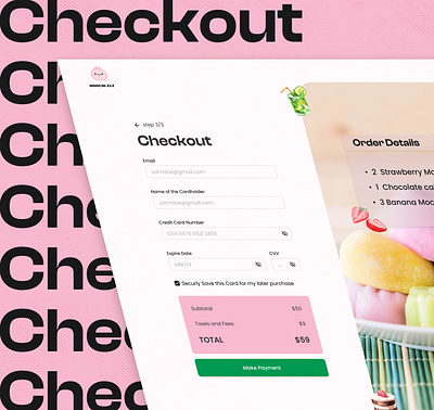CreditCard Checkout. branding graphic design ui