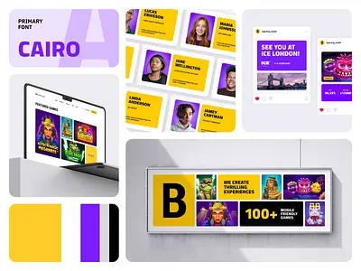 BGaming Brand Identity brandbook branding graphic design typography visual identity web design