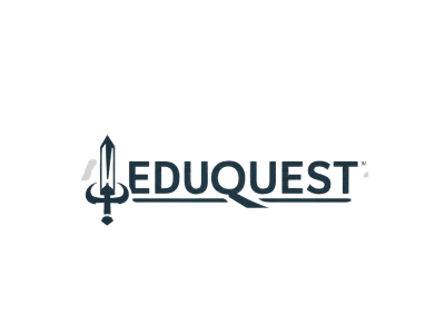 EduQuest Mobile App branding education logo mobile quizz ui