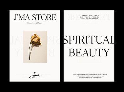 J'MA Store Branding alexeymalina fashion brand fashion identity malina branding marketing materials newsletter desing store branding typography