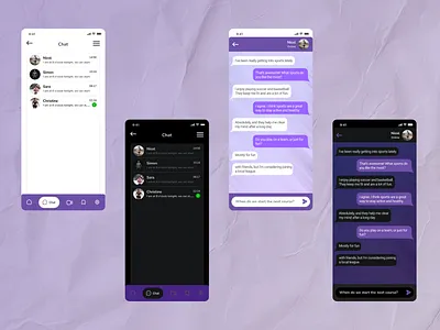 Direct Message app branding chat design graphic design illustration logo massege sport typography ui ux vector