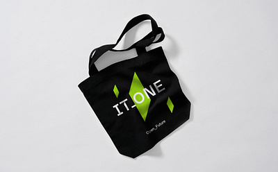 IT_One Branding alexeymalina corporate design it branding it company it identity malina branding merch desing technology company technology logo tote bag visual language