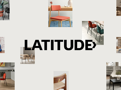 Latitude Furniture Branding alexeymalina arrow logo branding furniture brand identity malina branding negative space visual language