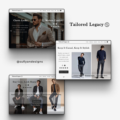 Fashion: Clothes Hero section Design. brand design branding clothes design fashion figma framer landing page men old money ui uidesign web webdesign webflow