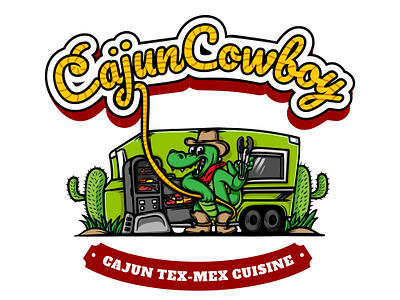 Design Project - Cajun Cowboy animation branding business cartoon design graphic design illustration isolated logo vector