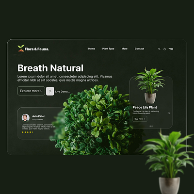 Breath Natural graphic design motion graphics ui