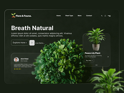 Breath Natural graphic design motion graphics ui