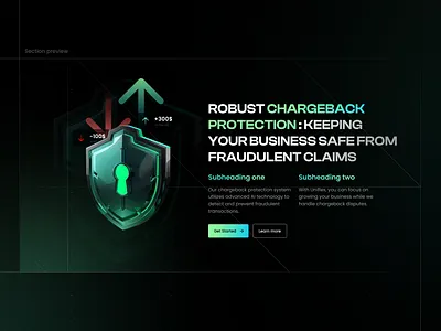 Fintech Section Design Preview 3d fintech section design section preview startup ui uxdesign web design webui