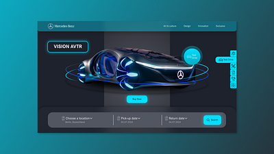 Website redesign for Mercedes-Benz figma redesign ui ux webdesign website