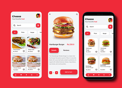 Modern Food Ordering Mobile App digital food ordering