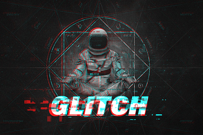 Astro Glitch branding design graphic design illustration