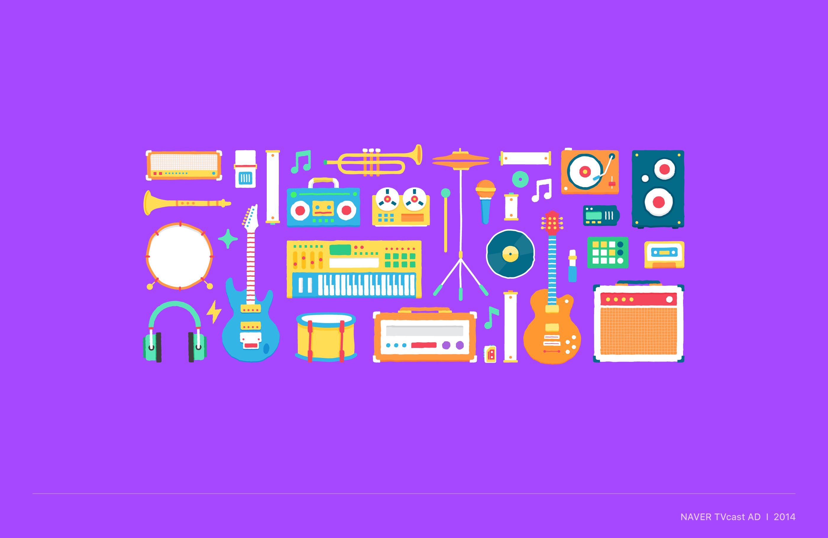 Music Instrument Collection branding graphic graphic design icon ill illustration motion graphics ui
