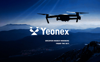 Yeonex - Drone Branding app brand identity branding creative logo design drone drone logo logo logo design logo designer modern logo software technology logo web y drone logo y letter y logo
