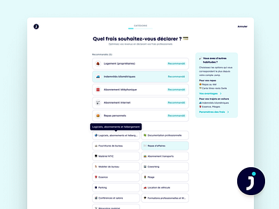 Jump — Expenses flow clean expenses flow funnel list product design ui white