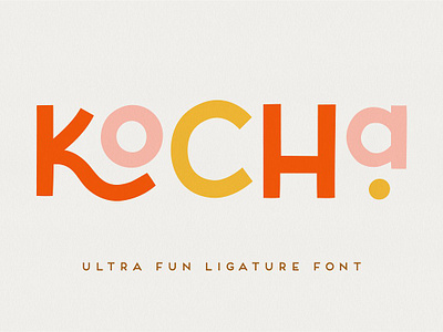 Kocha Playful Ligature Font childish condensed display font font duo hand drawn sans handwritten font happy illustrations ink instagram quotes kocha playful ligature font narrow pen pinterest quotes playful sans serif sans font script script font soft poster