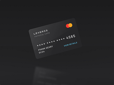 Payment cards for Leveris banking products