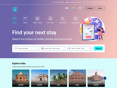 Tourism Website airways branding exploring figma hotel booking website logo prototyping tourism transportation travel booking travelling uiux webdesign website design wireframing