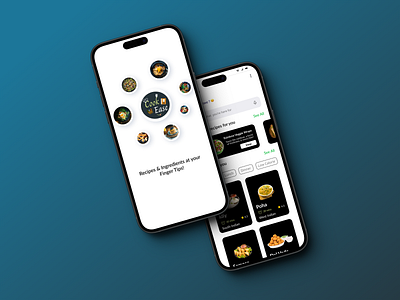 CookEase - Food Recipe App app app design blinkit branding design ecommerce app figma food food app grocery app ingredients online delivery prototyping recipe app uiux wireframing
