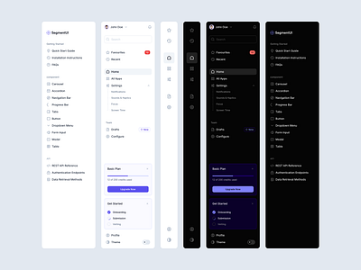 Navbar clean component dark design system download figma framer free light minimal navbar navigation remix sidebar template ui kit