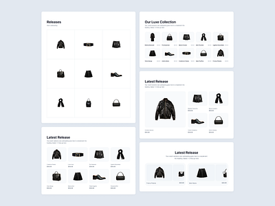 Ecommerce Templates design system download ecommerce fashion figma framer free light list remix template ui kit