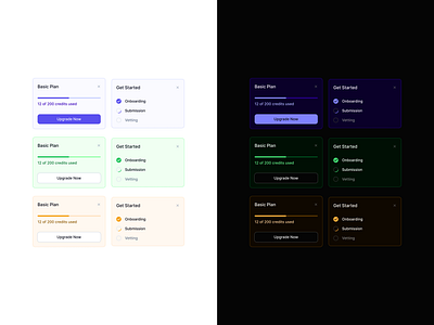 Action Templates branding clean component design design system green minimal purple ui kit yellow