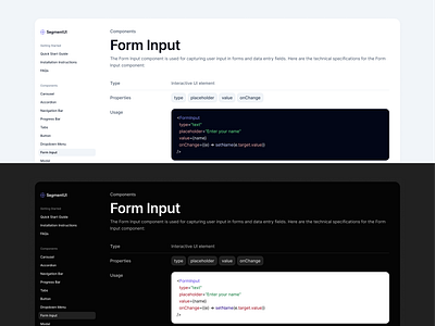 Documentation Template challenge clean daily dark design design system documentation template figma framer light minimal ui ui kit