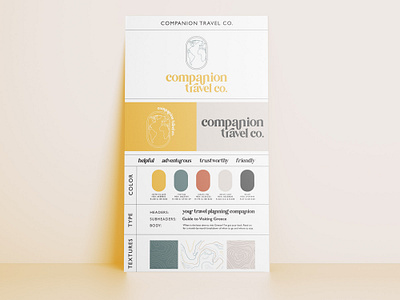 companion travel co. branding aesthetic branding business card color colorful cute logo design graphic design illustrations lineart logo modern travel traveling design website design