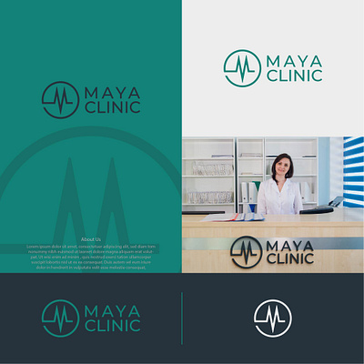 Clinic logo design for Maya branding brandingdesign cliniclogo cliniclogodesign dentallogodesign design doctorchemberlogo graphic design logo logodesign mayacliniclogo medical medicallogo medicallogodesign