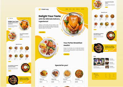 Chick'nJoy - UI Concept dashboard design ui ux website