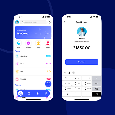 🚀 New Banking App UI Design 🚀 animation branding ui