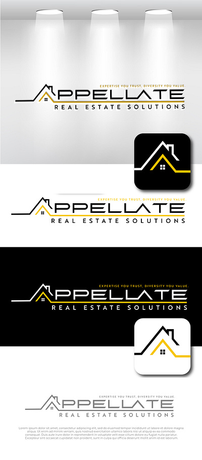 Real Estate logo branding design graphic design illustration logo typography vector