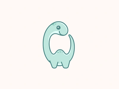 Dinosaur + Tooth Logo adorable branding clever cute dinosaur cute logo dental dinosaur logo friendly identity kids kids dental logo logo mascot logo negative space pediatric pediatric dental playful smart teeth tooth