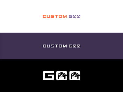 Custom GCC Logo branding creative logo custom gcc logo graphic design logo minimal logo modern logo negative space logo