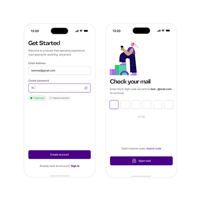 User onboarding. 🪄 authentication design log in product design sign up ui ux design