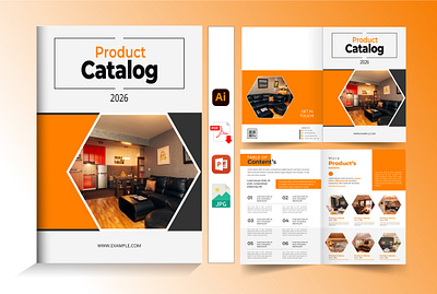 Brochure, Product catalog, company profile, Design branding brochure company profile graphic design