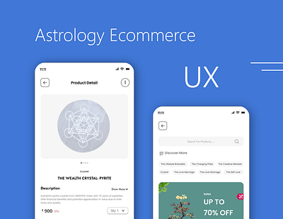 Astrology E-commerce App app branding design graphic design ui ux