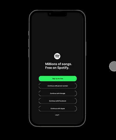 Spotify Onboarding Prototype figma interaction design ui user experience ux ux design