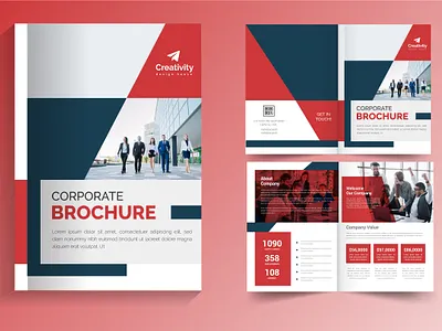 product catalog, prospectus design, brochure, company profile stylish