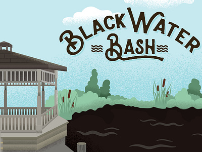 Blackwater Bash Graphics branding design graphic design illo illustration logo vector