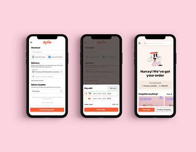 Dizzie - Checkout app branding cart check out design e commerce graphic design illustration interface logo shopping cart typography ui ux vector