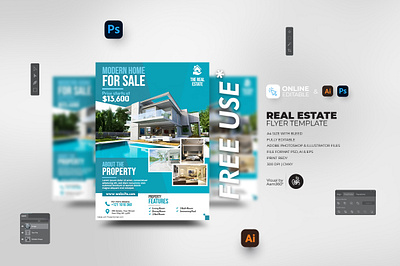 Real Estate Flyer Template aam360 aam3sixty apartment branding dream home elegant home flyer template home for sale home sale home selling poster template house sale flyer template house sale poster template open house flyer template open house template property sale ads real estate advertising real estate business poster real estate flyer real estate template