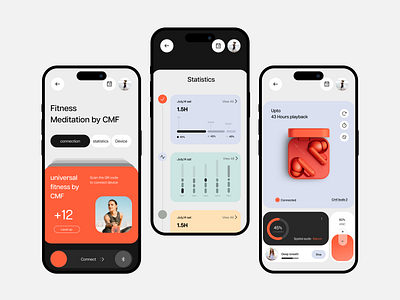Fitness track mobile application clean ui fitness app fitness ui minimal ui mobile application mobile ui ui uiux user experience user interface ux visual design