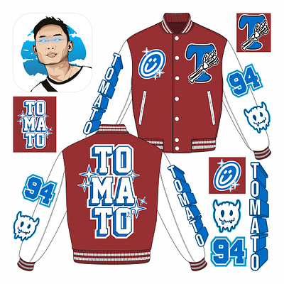 Varsity jacket design clothes design fashion illustration letterman jacket logo manufacture streetwear varsity jacket varsity jacket design