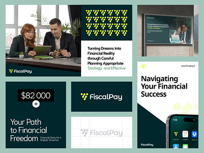 Fiscal Pay - Branding branding branding finance business design finance identity logo logo design logo finance logo identity