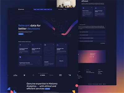 Openmost branding dark design illustration webdesign