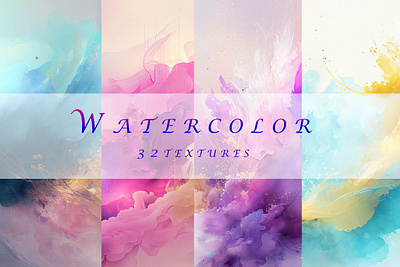 Watercolor colorful textures artistic blue brush colorful creative decoration design drawn frame illustration ink invitation watercolor colorful textures