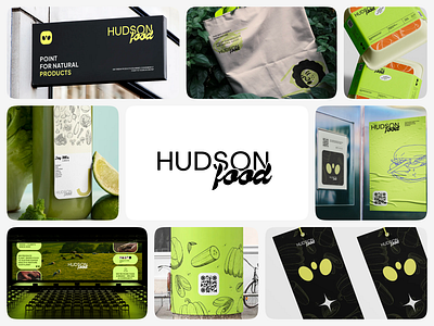 Hudson Food amazon listing design bento design brand development brand identity branding catering delivery eco products food food brand foodie green logo design logo development natural producs nature portfolio product restaurant shopping