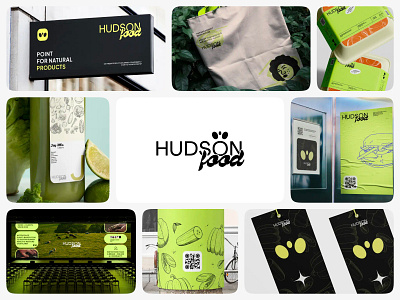 Hudson Food amazon listing design bento design brand development brand identity branding catering delivery eco products food food brand foodie green logo design logo development natural producs nature portfolio product restaurant shopping