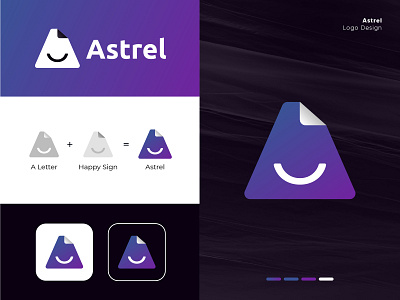 Astrel Ai Tech Logo & Branding Design ai astrel banner brand identity branding business company design logo media post shopping social startup tech web web3